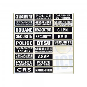 PROFESSIONAL STORE Marseille – Brassard Police Elastique Orange Fluo